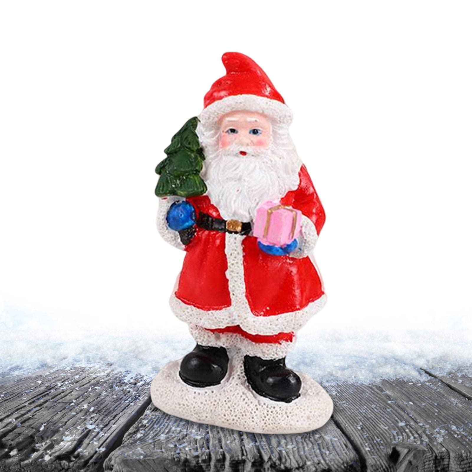   サンタクロース 置物 Amazon.co.jp: サンタのクリスマスの像、オートバイの装飾品の