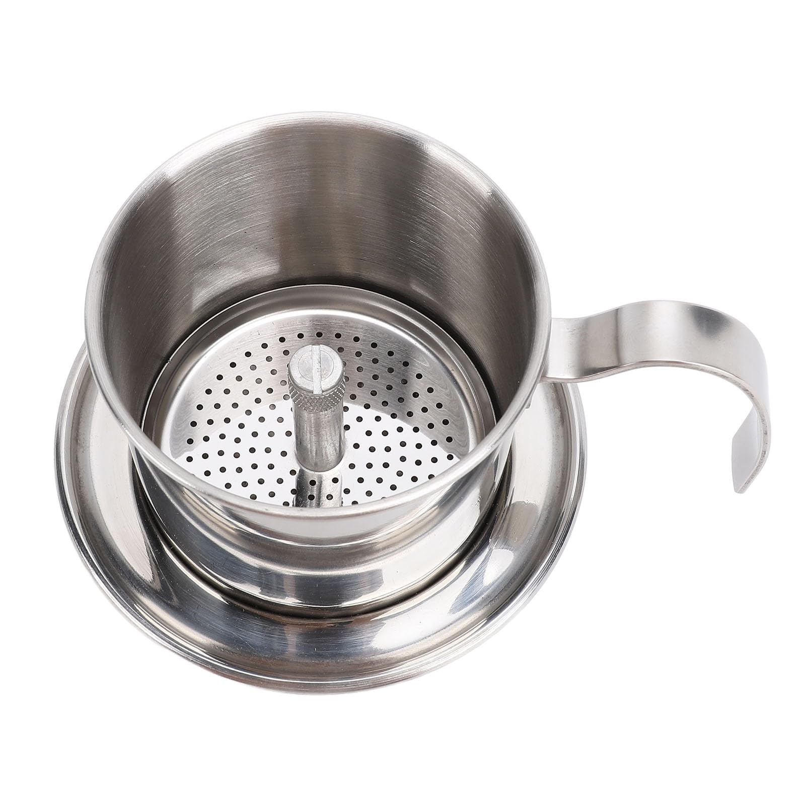 SUNGOOYUE Portable Stainless Steel Drip Maker with Vietnamese Coffee Filter Handcrafted Manual Brewing for Coffee Connoisseurs 200ml Capacity