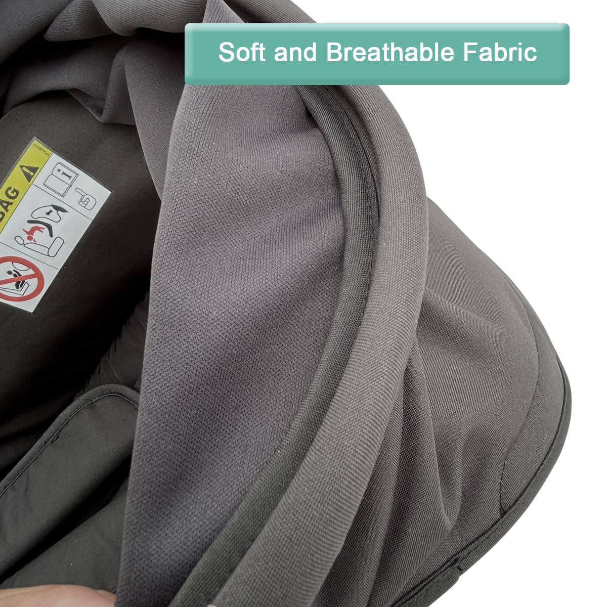 Doona Kinderwagen Ersatzdach X Doona+ i Autositz-Kinderwagen 4 Segmente ausziehbarer Sonnenschutz maschinenwaschbar schwarz