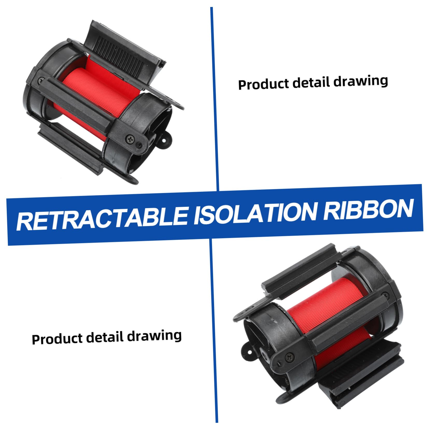 CHILDWEET Isolation Warning Tape Electric Tape Black Door Barricade Barrier School Warning Barrier Retractable Barrier Ropes Warning Caution Belt Isolation Rail Warning Belt Red Plastic