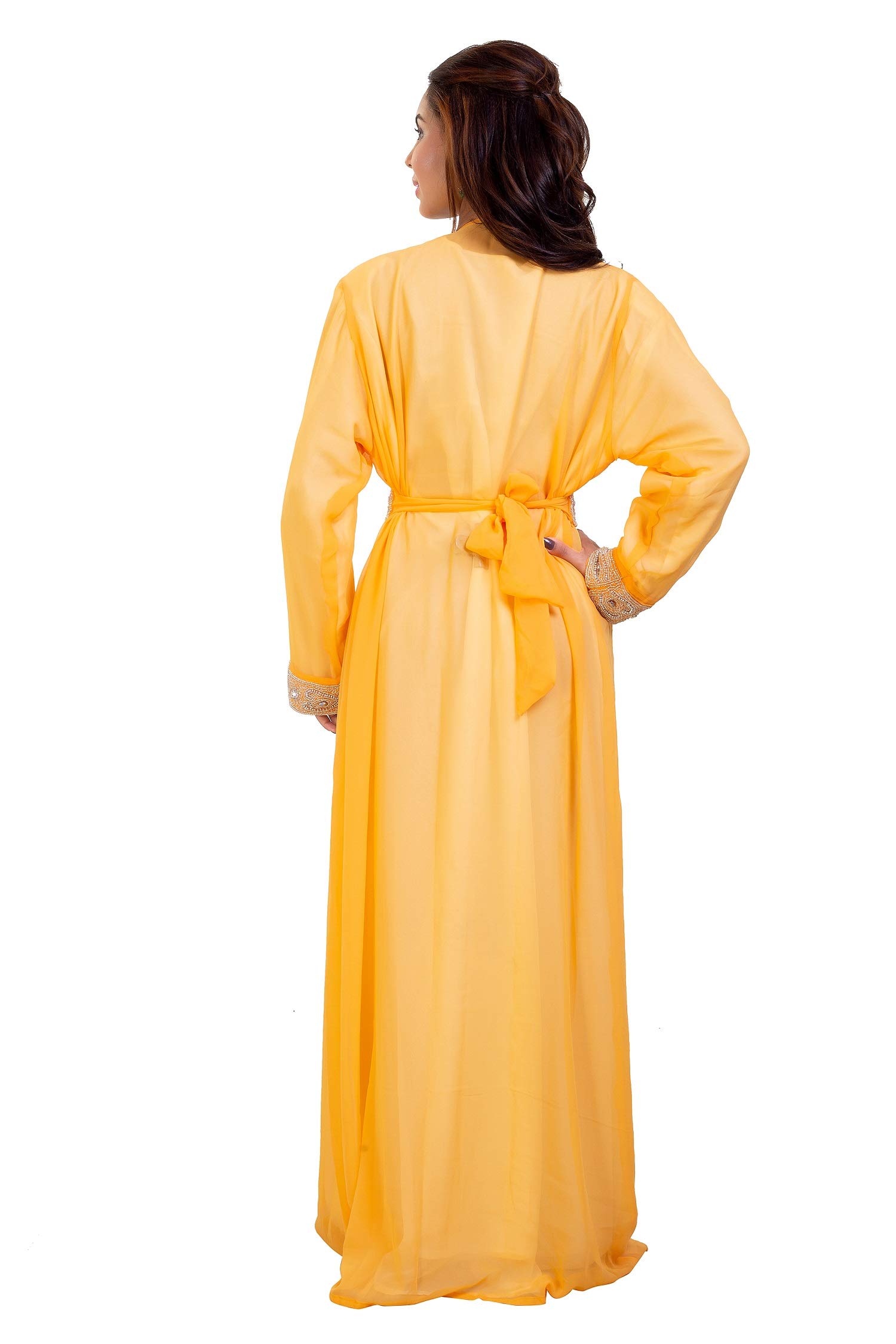 khaleeji evening dresses Traditional Dress Khaleeji Thobe Wedding Gown XS / 54 Inches / Maroon main image 1
