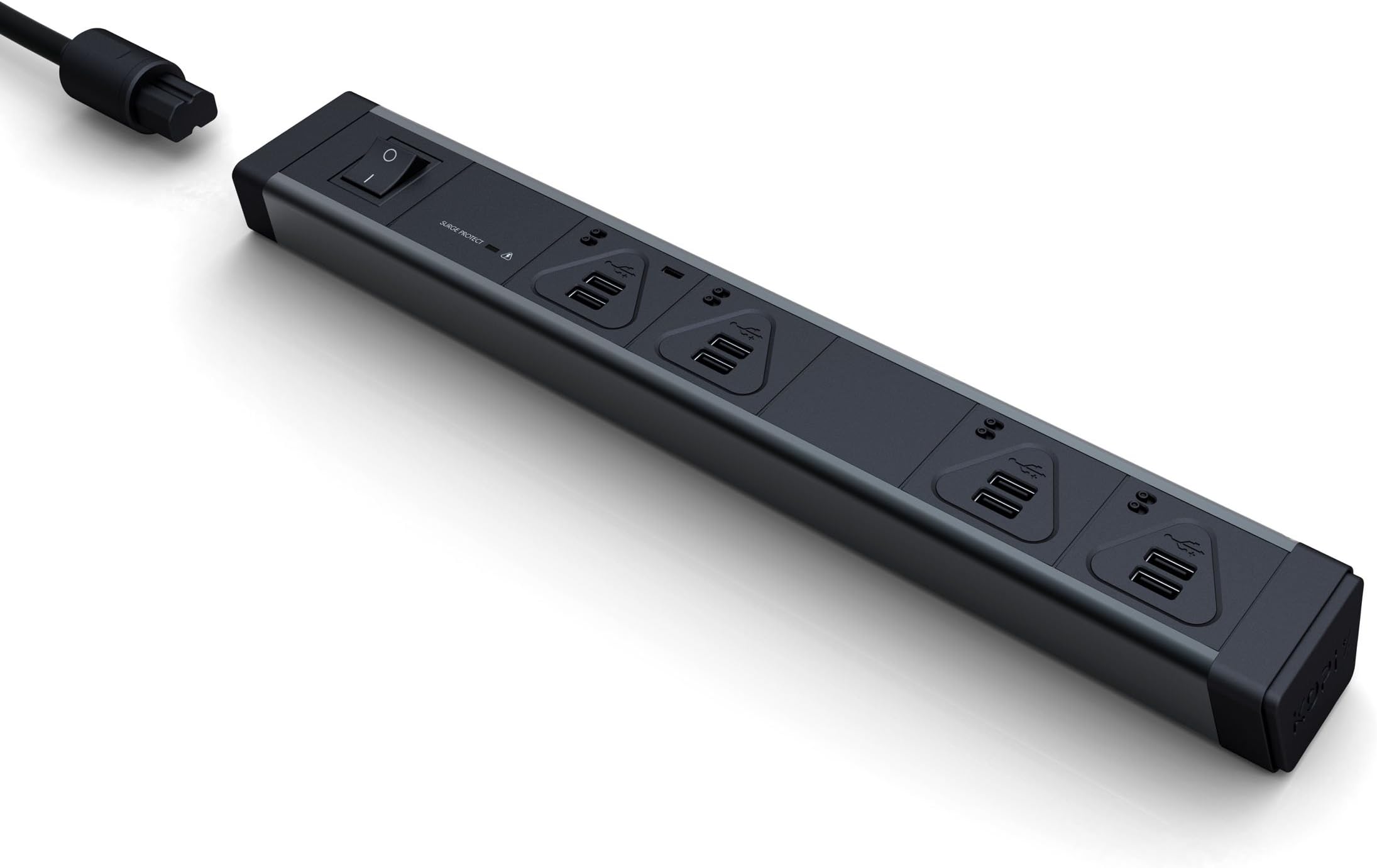 KBAR MULTIPLE 8 x 2.4A (96W) USB CHARGER (GREY)