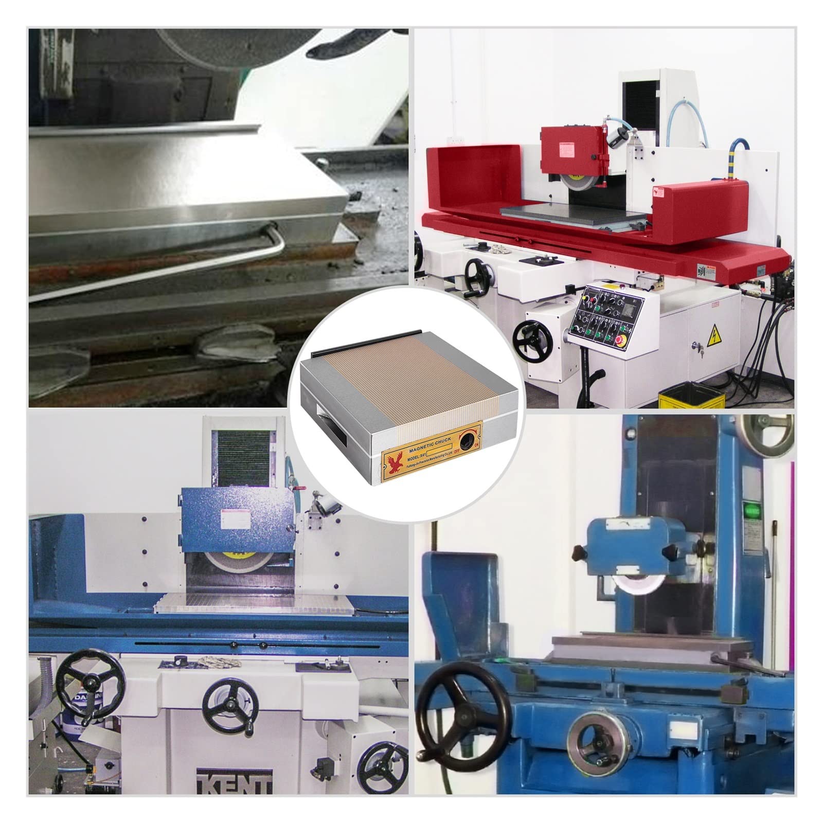 15X15CM permanentny uchwyt magnetyczny 2300KG szlifierka do płaszczyzn cienki biegun uchwyt magnetyczny N45 magnes CNC EDM szlifierka narzędzie