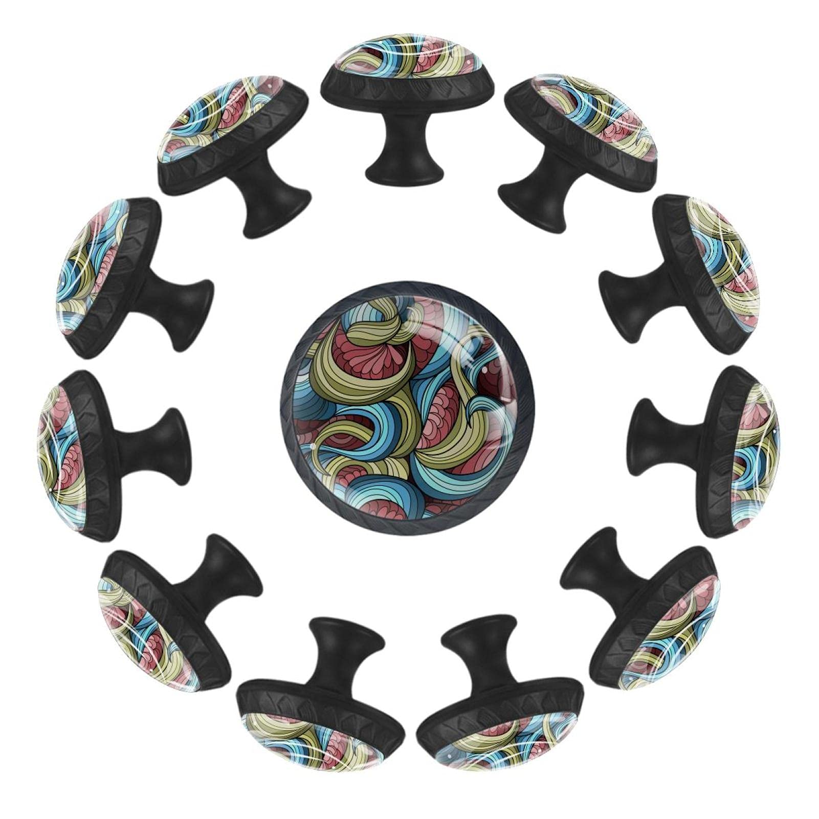 Boutons de tiroir motif fleur pour rénover facilement les meubles d'une salle de jeux