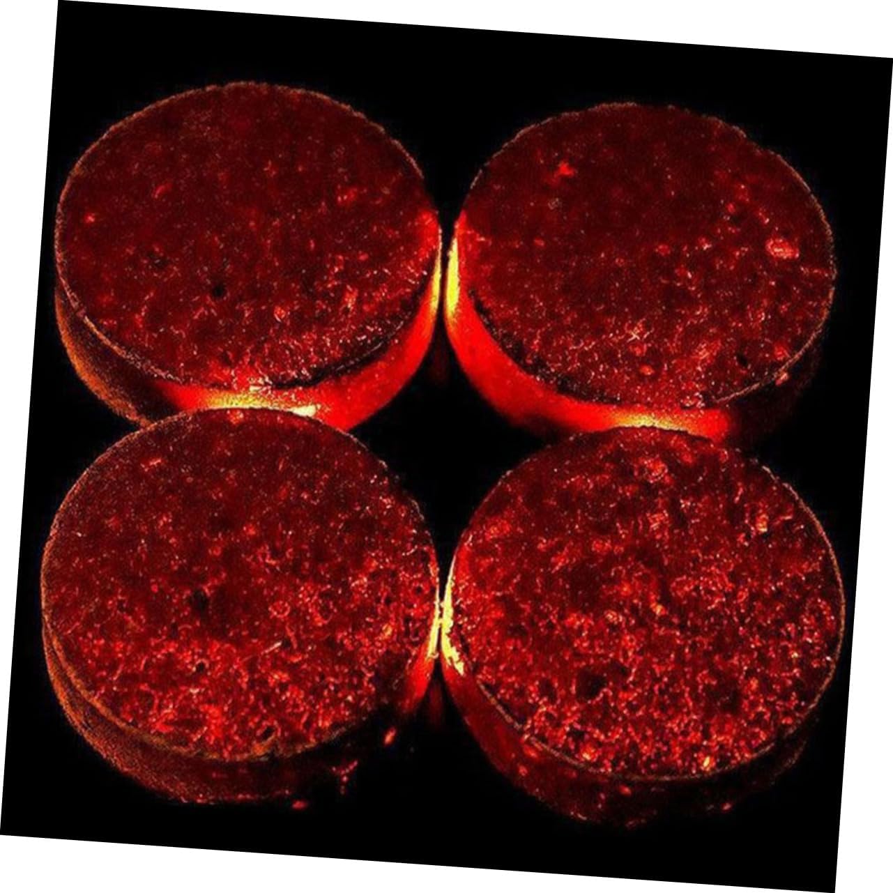 Milisten 70pcs Natural Charcoals BBQ Camping Fire Tablets Lightweight Portable Firewood for Outdoor Stove Household Fire