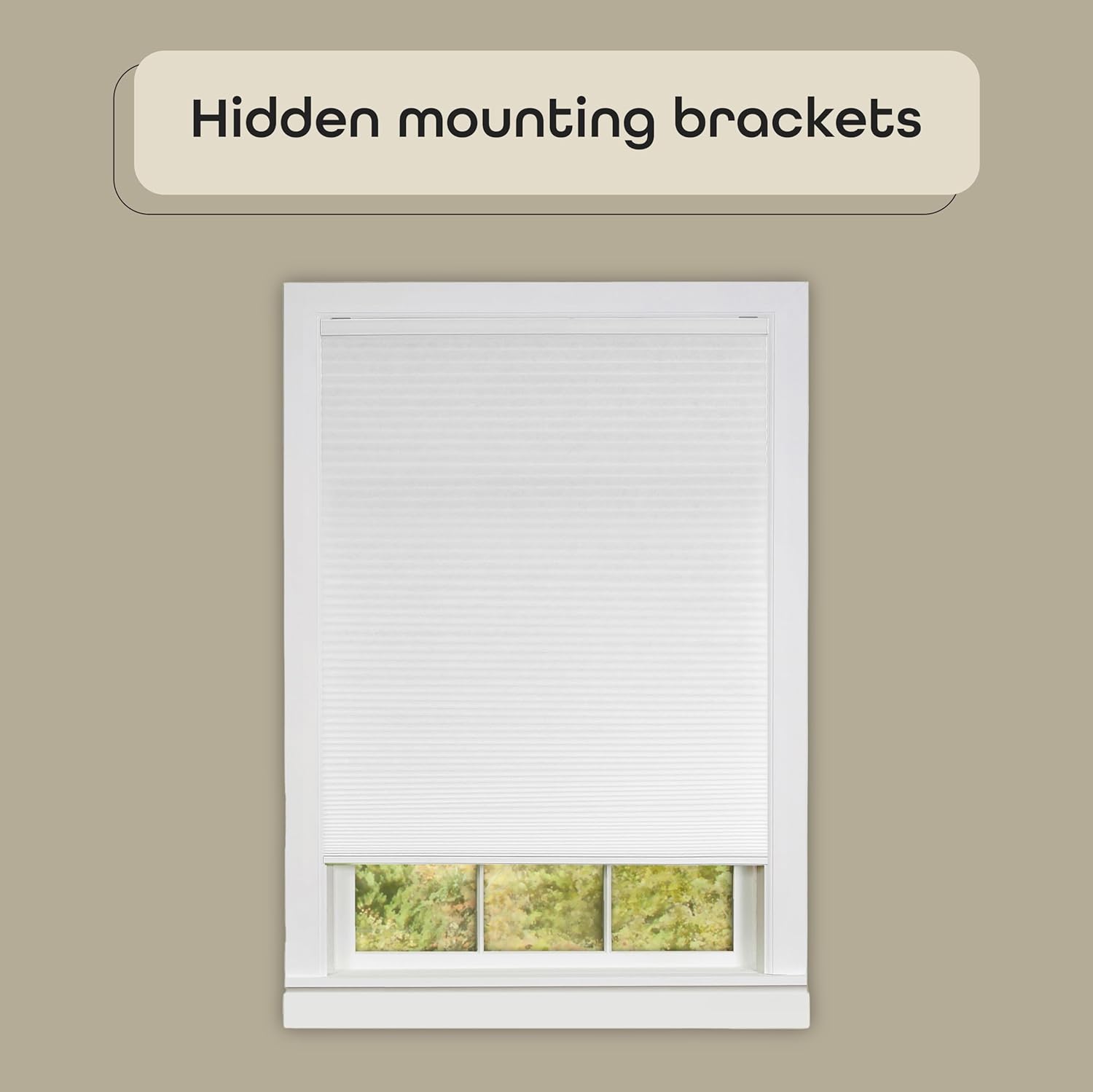 Achim Home Furnishings Honeycomb Pleated Cordless Window Shade, 31