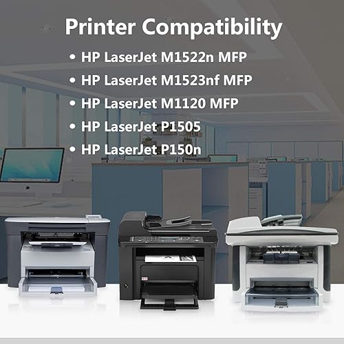 Miniatura 3 de 1 cartucho de tóner negro 36A | CB436A de repuesto para impresora HP Laserjet M1522n MFP M1523nf MFP M1120 MFP P1505 P150n, vendido por TopInk