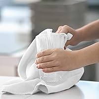 Vista 6 de Shop Towels – Paquete de 50 trapos de limpieza reutilizables – Algodón de calidad duradero – 13 x 13 pulgadas – Lavable a máquina – Adecuado