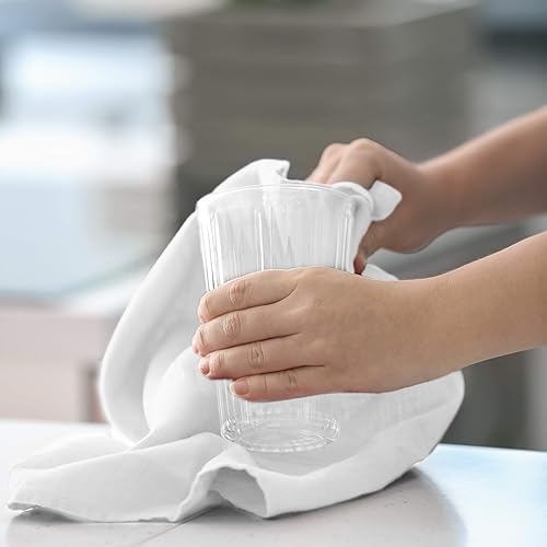 Miniatura 6 de Shop Towels Paquete de 50 trapos de limpieza reutilizables Algodón de calidad duradero 13 x 13 pulgadas Lavable a máquina Adecuado para todos