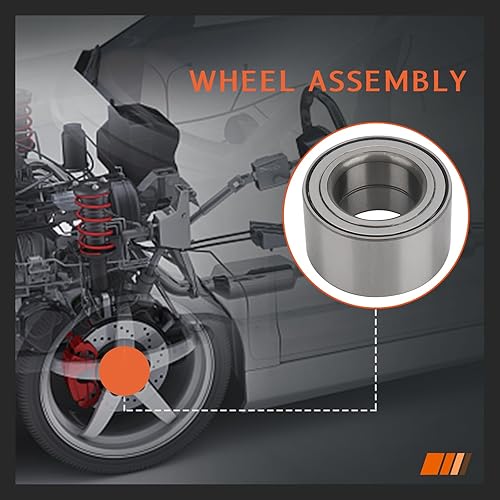 Miniatura 2 de DRIVESTAR 510060 Cojinete de cubo de rueda delantera para Nissan Maxima 2000-2008, para Nissan Alitma 2002-2006, para Nissan X-Trail 2005-2006, para