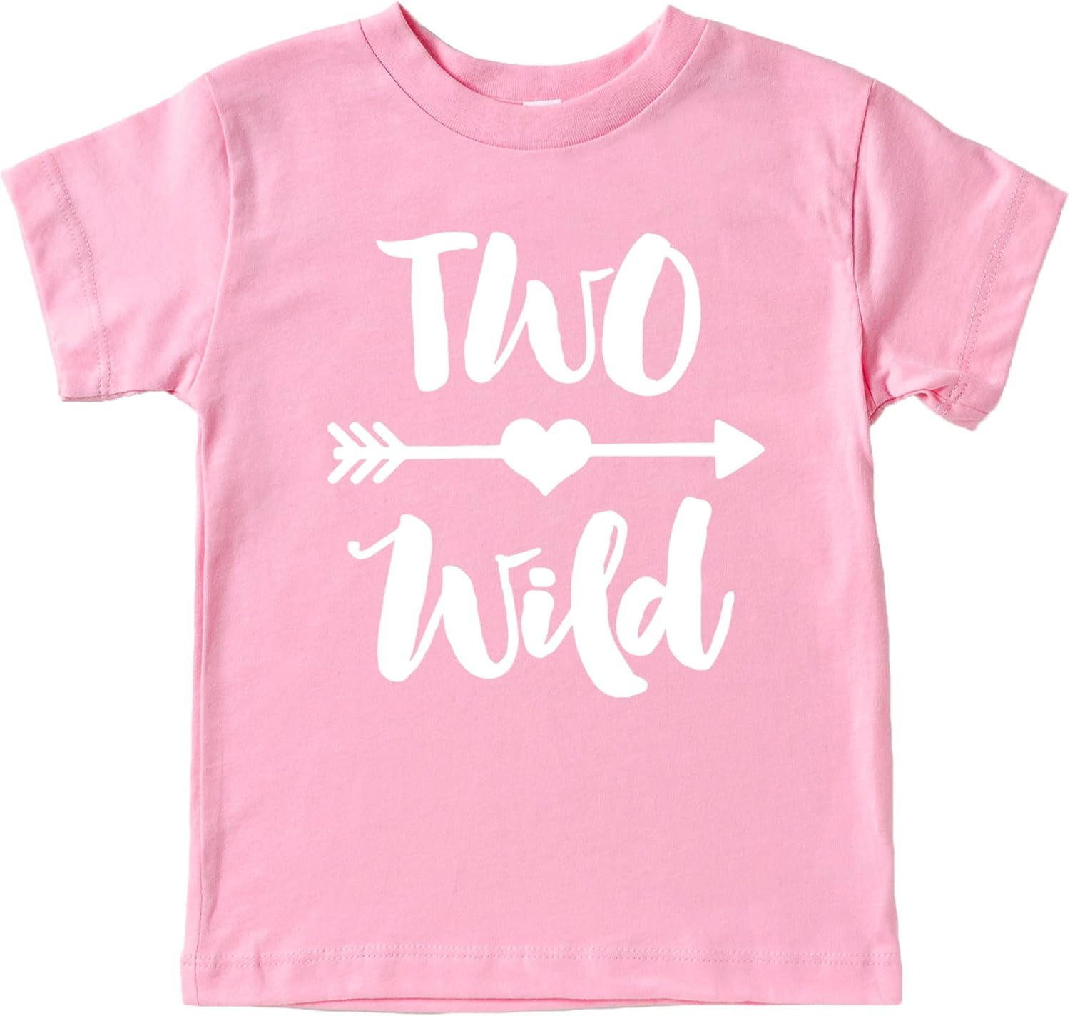 Olive Loves Two Wild 2nd Birthday Girls Shirt for Toddler Girls Second Birthday Outfit