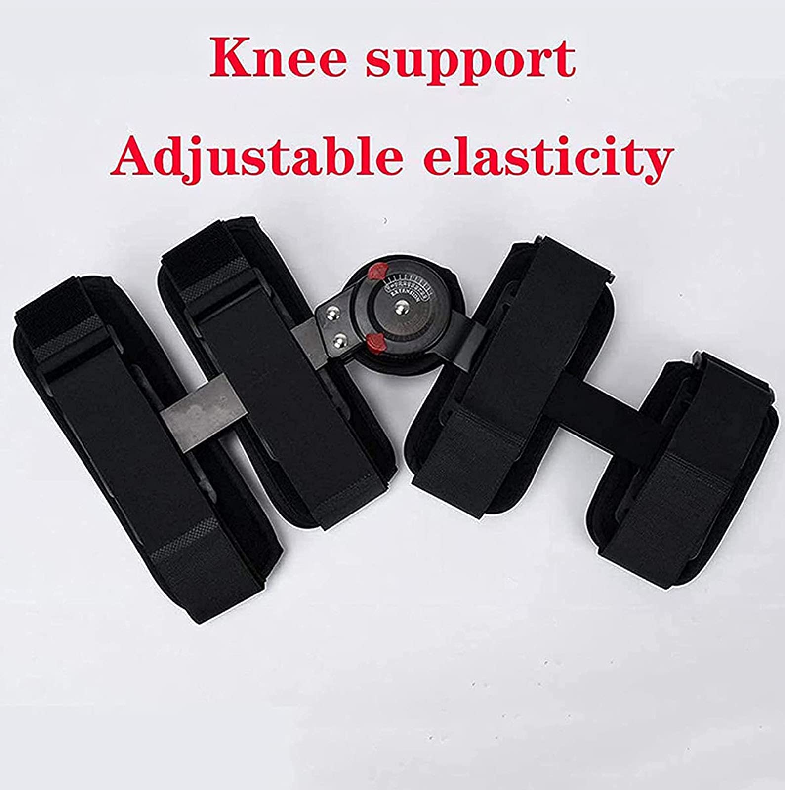 Regulowany Zawiasowy Stabilizator Kolana, Ortopedyczny Zawiasowy Stabilizator Kolana? Ochraniacz Kolana Po Urazie Artretycznym, Stabilizator Nogi, 50 Cm,50 cm