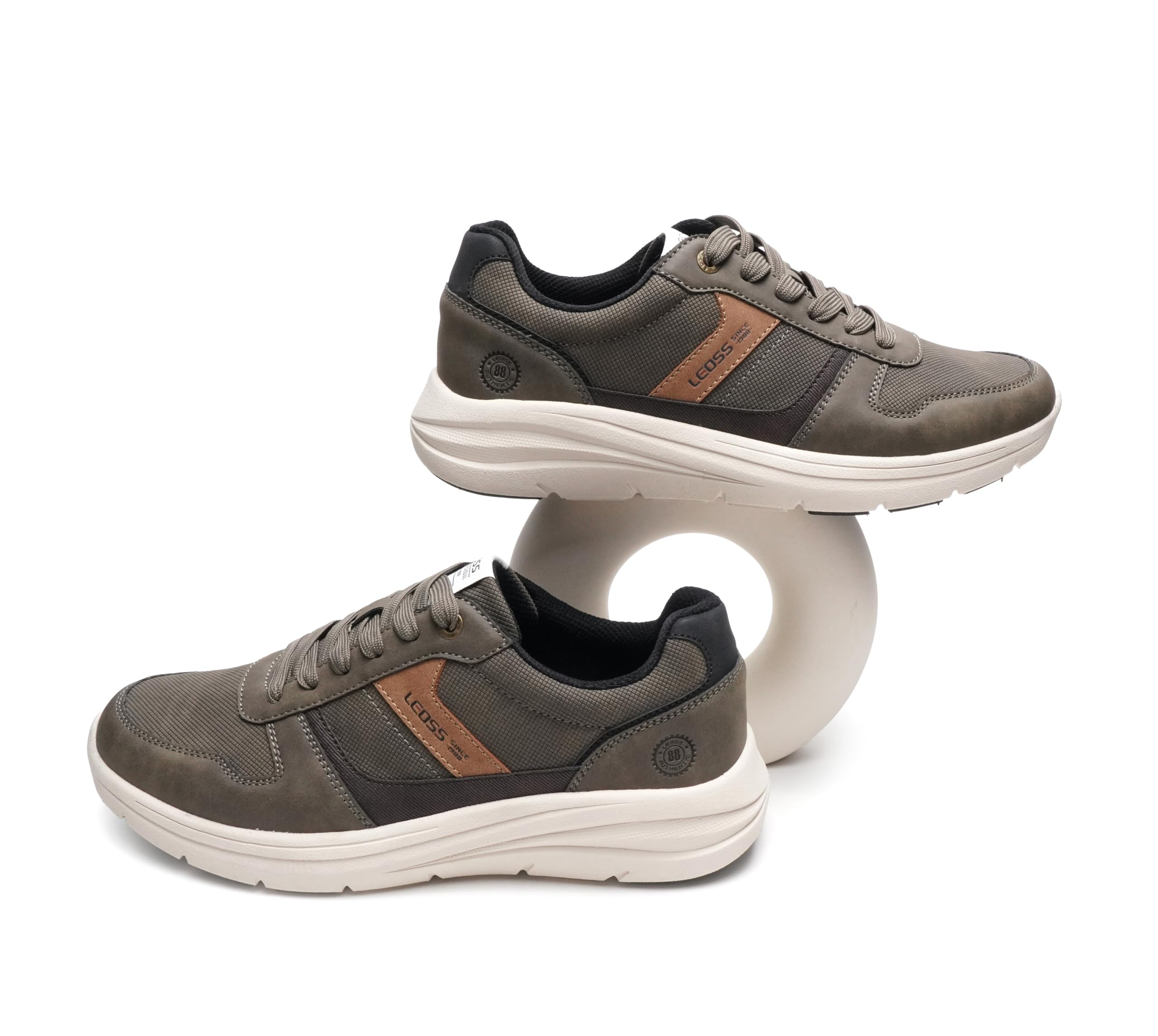 LEOSS Zapatillas Invernales Hombre Cómodas para Ciudad y Exterior Ligero