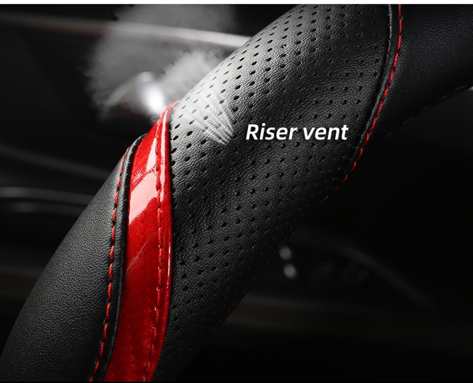 Couvre-Volant Fibre De Carbone Pour Peugeot 308/408 SW 2021-2024 - Antidérapant, Respirant, Protection Et Style