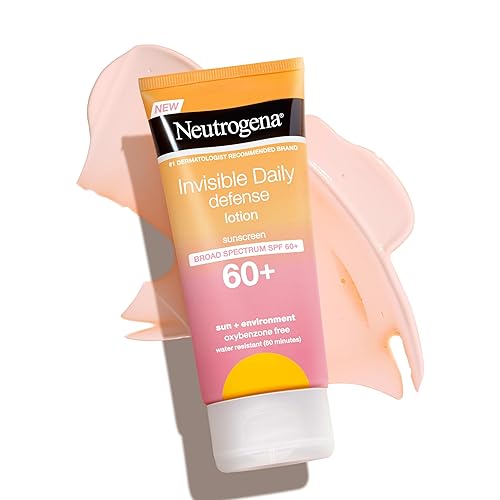 Miniatura 5 de Neutrogena Invisible Daily Defense - Loción de protección solar SPF 60+ de amplio espectro, sin oxibenzona y resistente al agua, protege contra