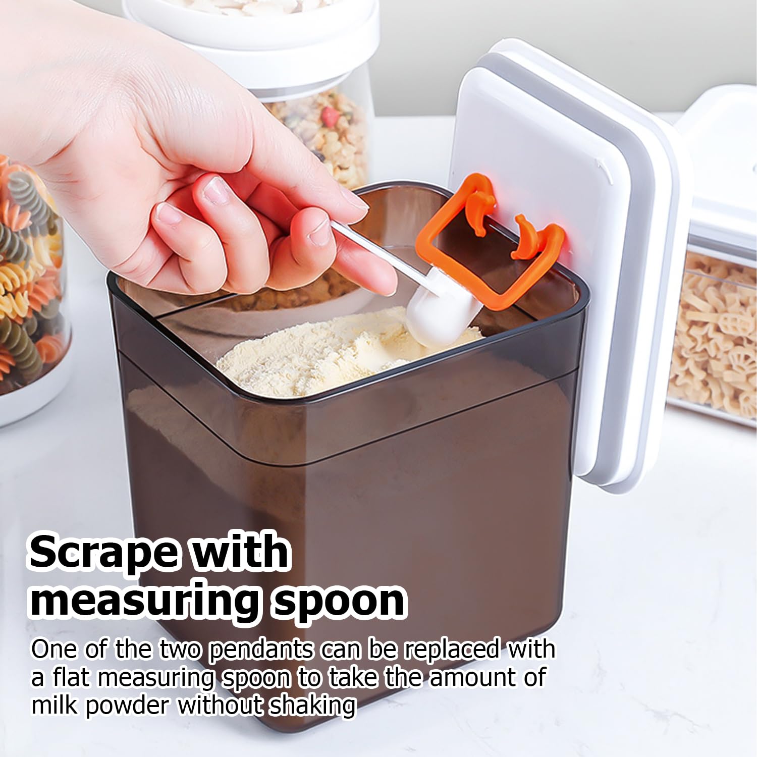 Dispenser Latte In Polvere 2300ml - Contenitore Portatile Per Bambini, Senza BPA