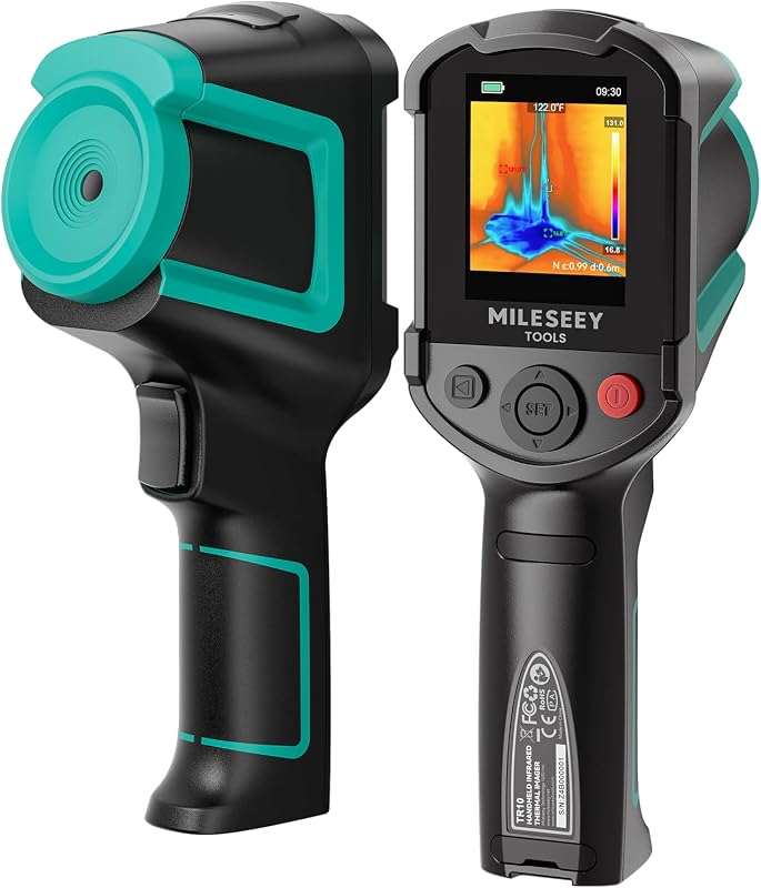 TR10 Thermal Imaging Camera, 192 × 192 IR Resolution, 25Hz | 240 × 240 Display Resolution, NETD <50mK, Adjustable Emissivity, 8GB Storage, 8-Hour Battery