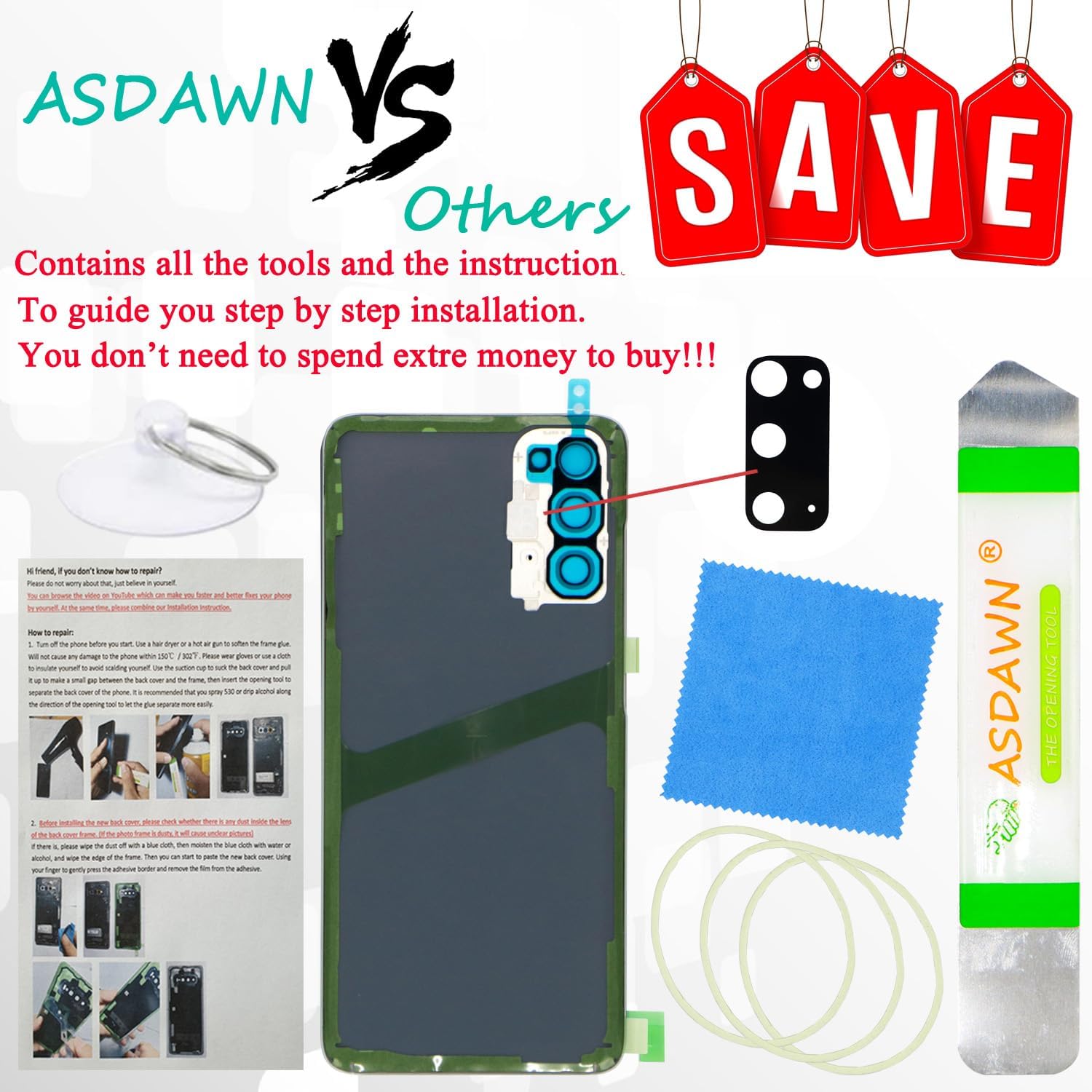 Samsung Galaxy S20 5G Aura Red Rear Glass Togo Ubuy