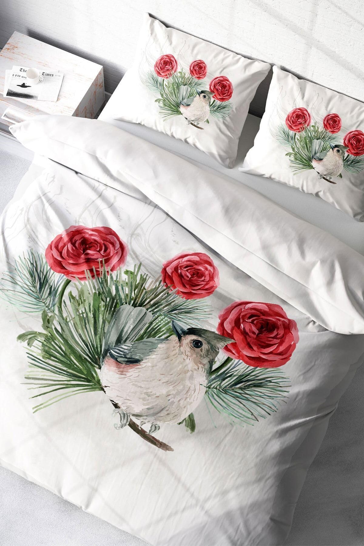 MONOHOME Big Birdy 3D Çift Kişilik Nevresim Takımı, monohome9598