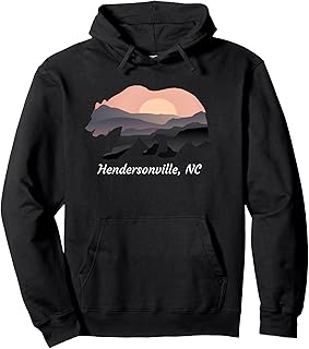 Hendersonville NC North Carolina Wildlife Bear Blue Ridge Mt Pullover Hoodie