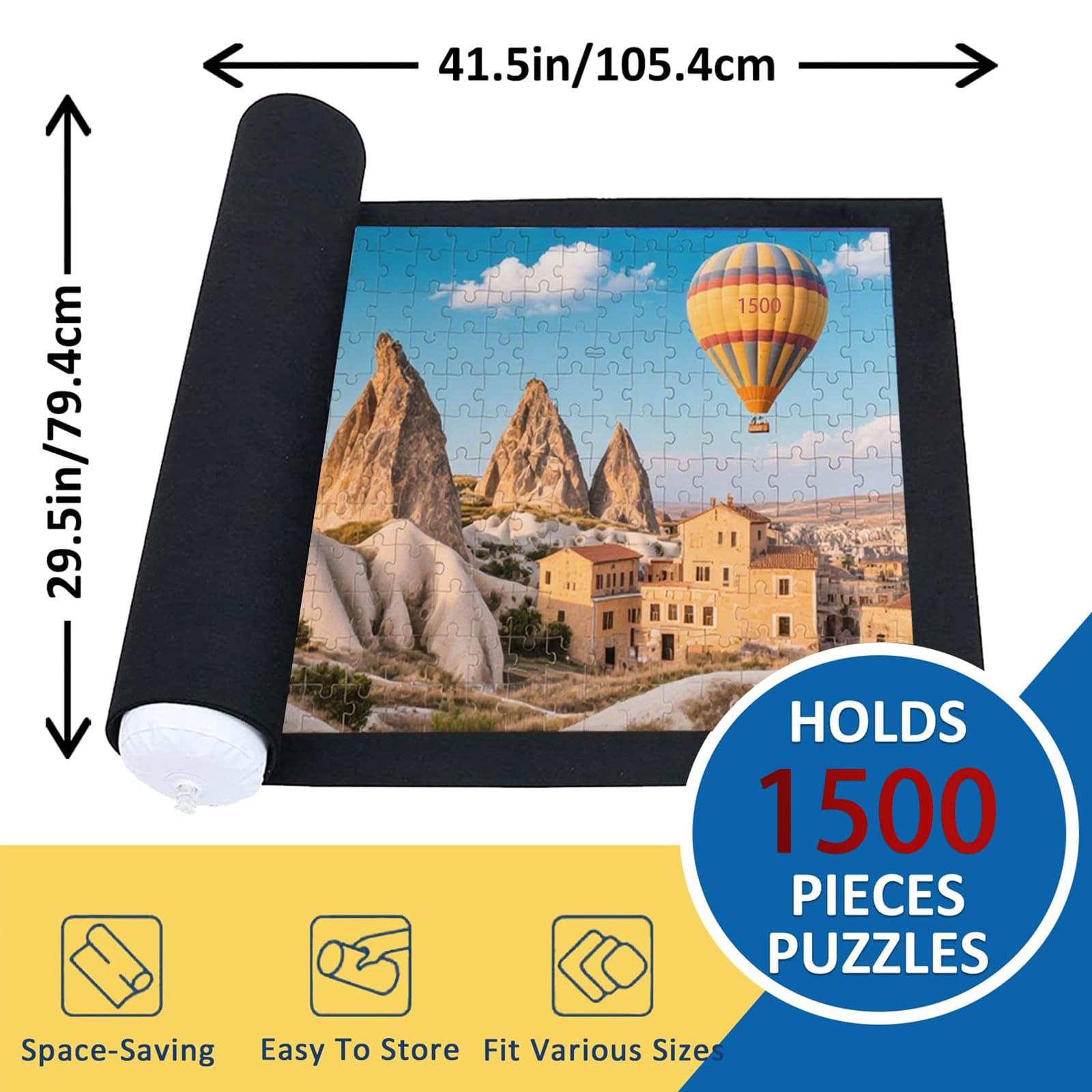 Puzzle Matte Roll 1000 Teile Puzzlematte Für 1500  Produktbild-Vorschau 1