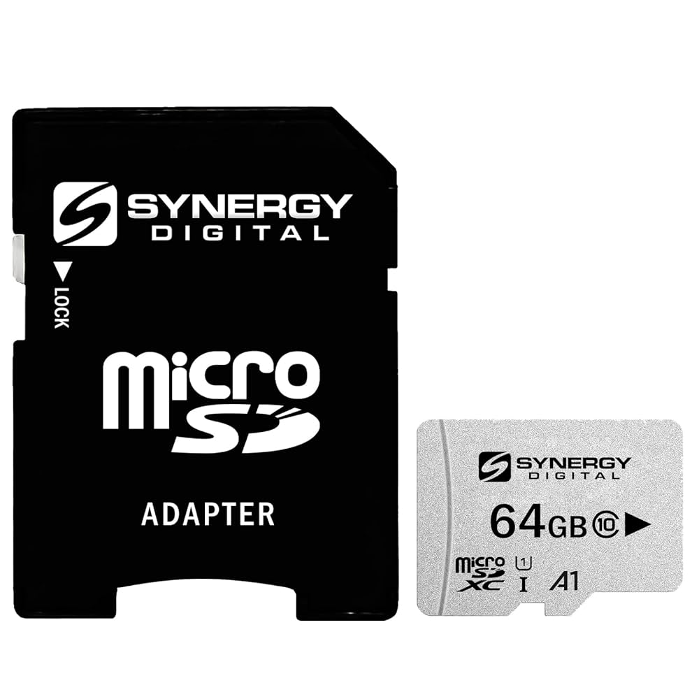 Amazon | Synergy Digital 64GB Micro SDXC セキュアデジタル