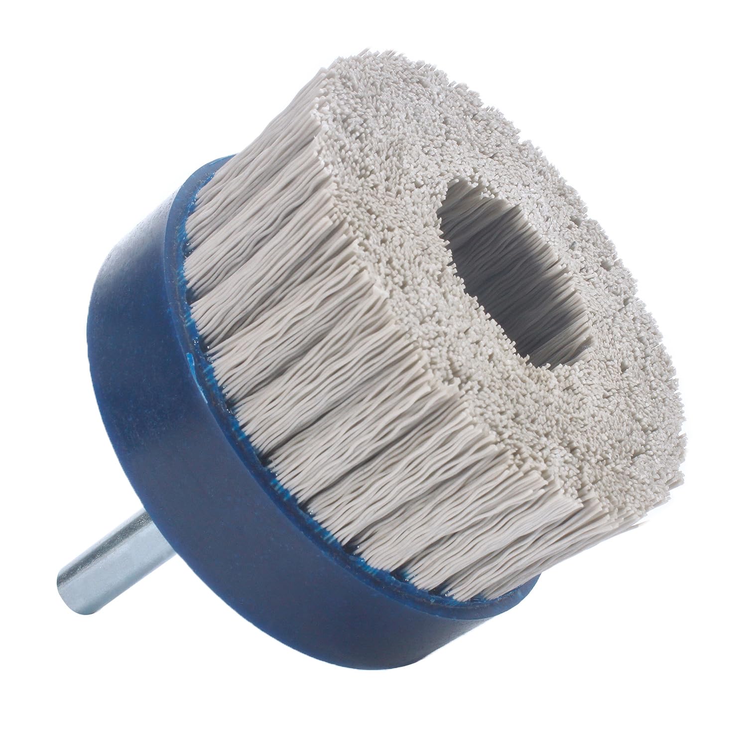Garhgi 3.14"/80MM Abrasive Filament Nylon Bristle Disc Brush, Aluminum Oxide Fine Polishing Sanding Grinding Deburring, Remove Rust Corrosion Paint Surface Finishing