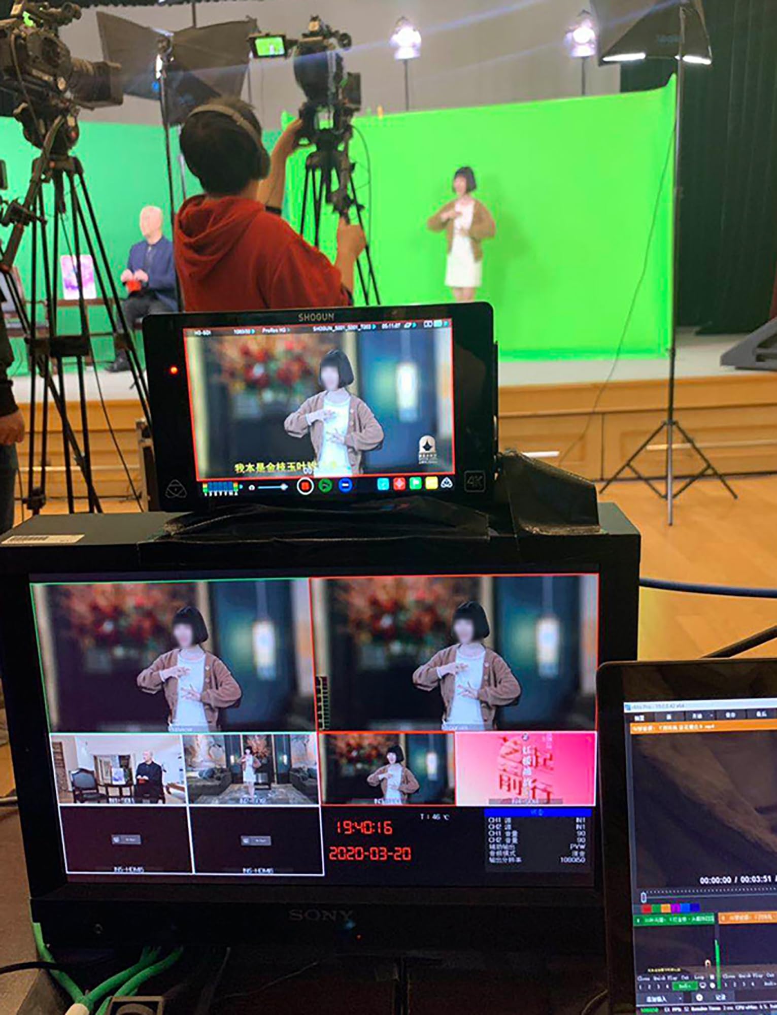 Sfondo fotografico multicolore, per video e fotografie, uso versatile