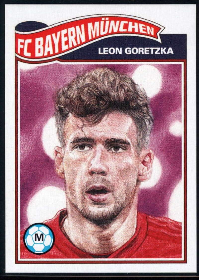 2020 Topps The UCL Living Set UEFA Champions League #155 Leon Goretzka FC Bayern Munchen Official Soccer Futbol Trading Card LIMITED PRINT RUN