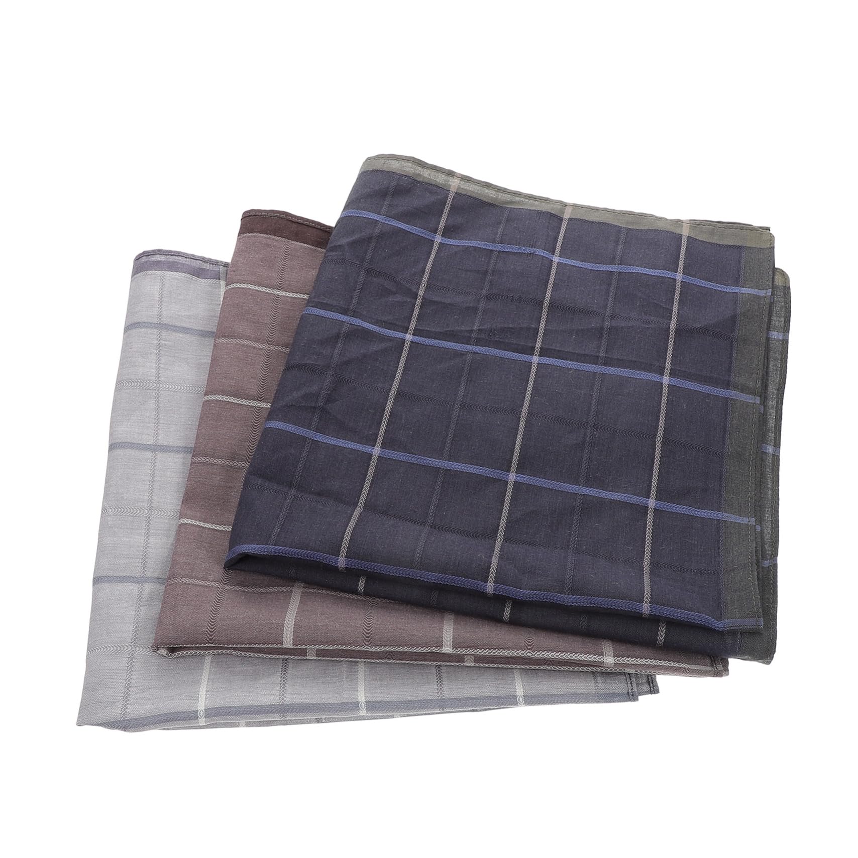 GLSTOY Handkerchiefs for Men 3pcs Cotton Pocket Squares Patterns Perfect for Tea Parties Weddings