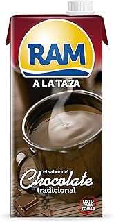 RAM – Chocolate to the Cup, Ready to Heat and Serve, Classic and Creamy Flavor, Made with Milk and Cocoa Seleccioandos, Br…