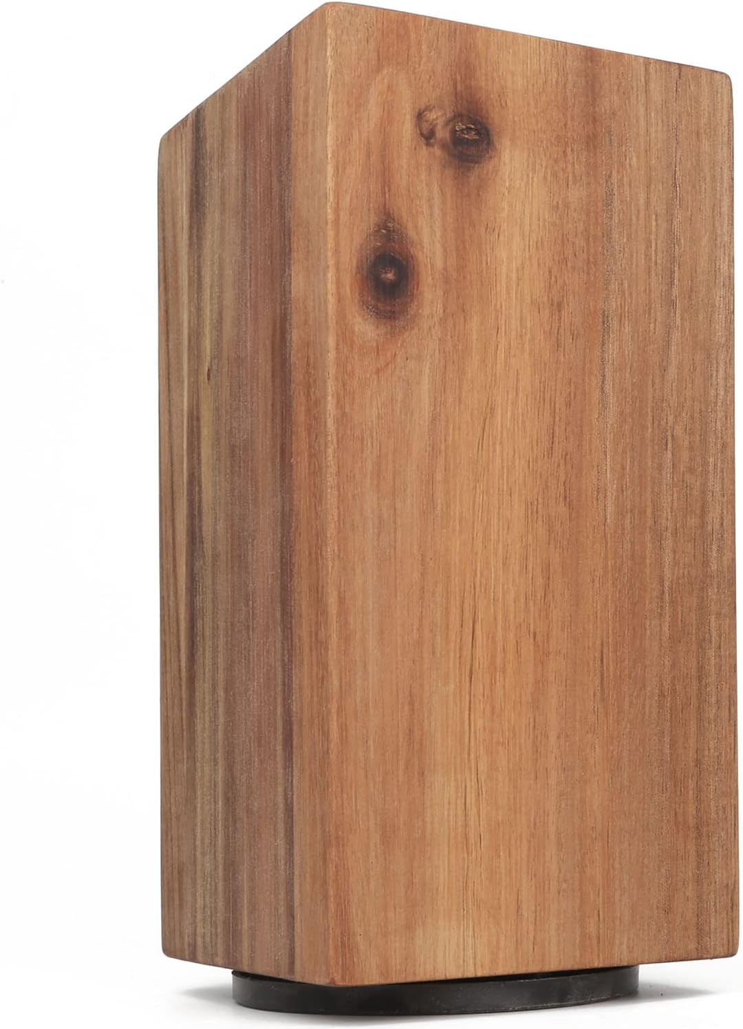 Resafy Magnetic Knife Wooden Block 360 Rotatable Knife Holder Rack Magnetic Stands with Strong Enhanced Magnets Kinves Strip, Modern Style