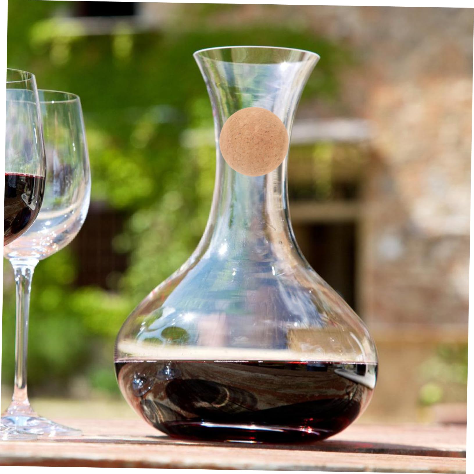 Cabilock Tapones De Corcho para Botellas De Vino De Tapones De Compactos Y Multifuncionales Accesorios para Decantadores con Hermético 2 Piezas X 5
