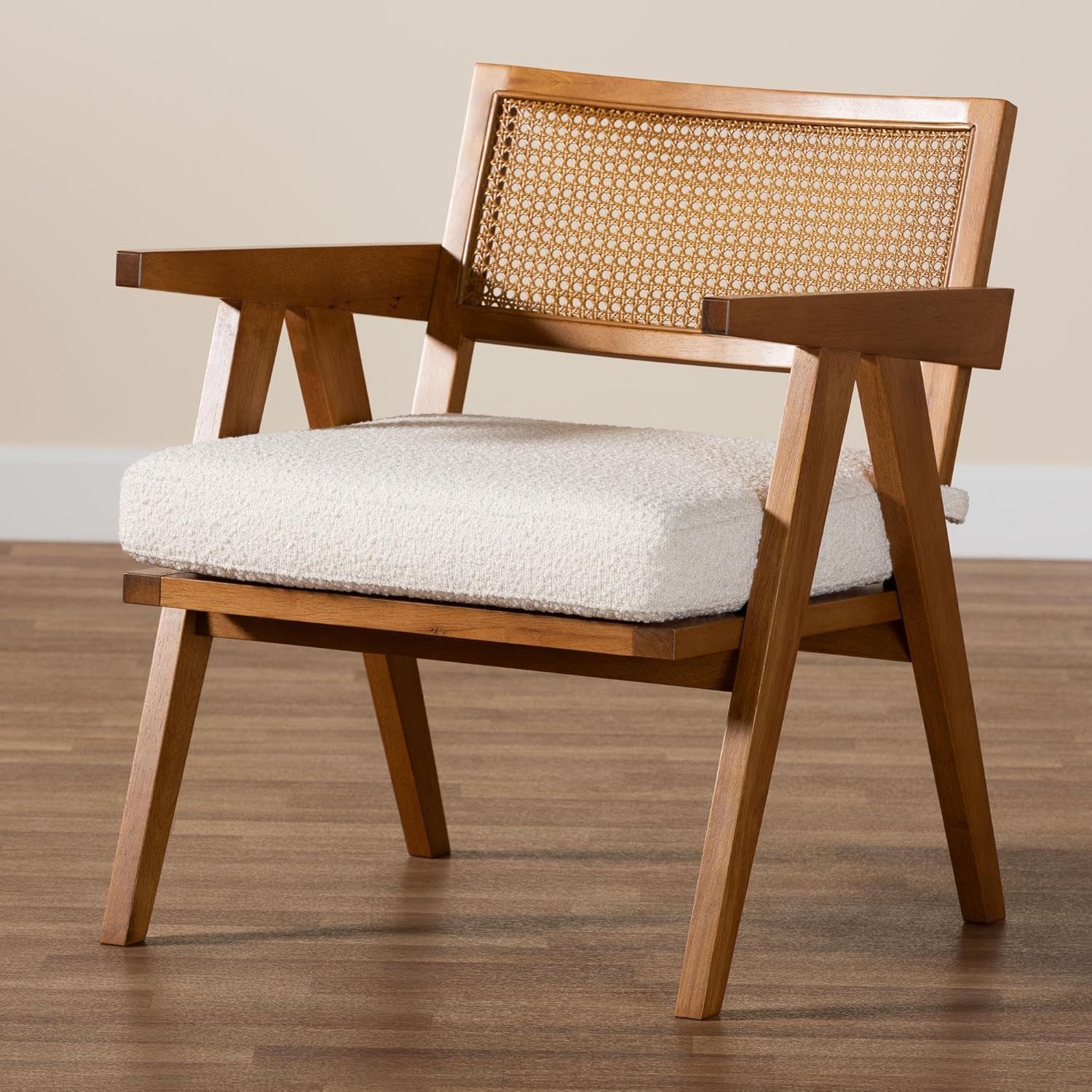 Smily Cart Solid Wood Rattan Chair for Living Room, Bedroom and Home | Chandigarh Chair Natural | Multipurpose Wooden Arm Chairs (77 x 68 x 69 cm)-picture-10