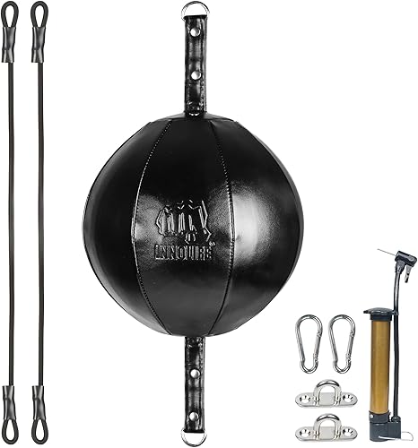 InnoLife Kit de saco de boxeo de doble extremo, kit de reflejo de golpe de velocidad con cuerdas elásticas perfecto para entrenamiento de reacción, disponible en Yaxa Venezuela