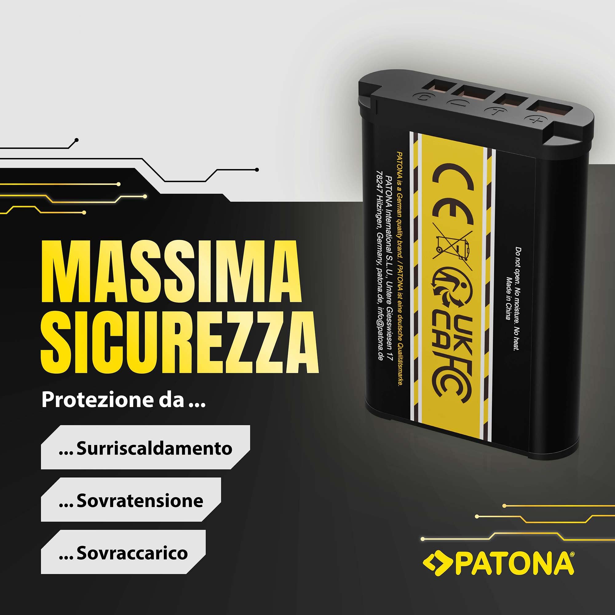 PATONA NP-BX1 Batteria 1000mAh compatibile con Sony CyberShot DSC RX1 RX100 II III IV V VI VII HX50 HX60 HX80 HX90 HX99 HX400V WX300 WX500 HDR AS50 CX240 NPBX1 NP BX1