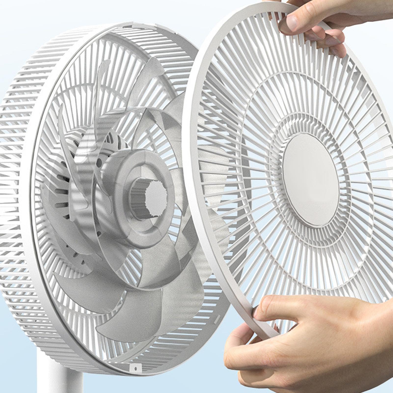 Ventilatore piantana Strumento a Piantana Silenzioso e con Oscillazione | Ventilatore da pavimento a risparmio energetico Per Soggiorno, Ufficio, Casa, Cucina, Ambienti Interni, Dormitorio Univers