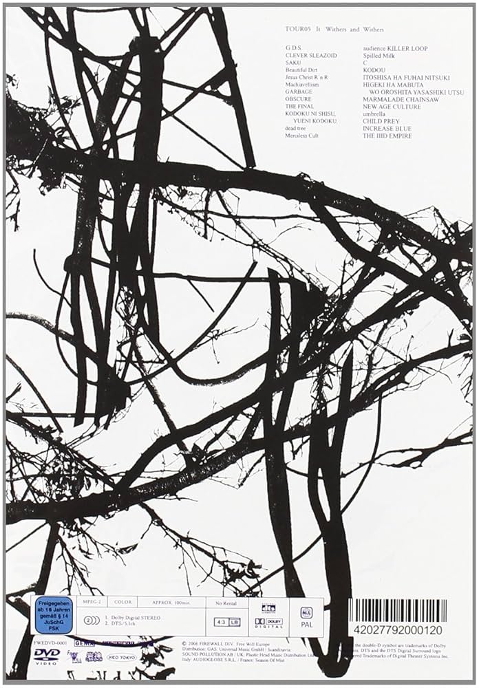 It Withers And Withers (DVD Audio): Dir En Grey: Amazon.ca