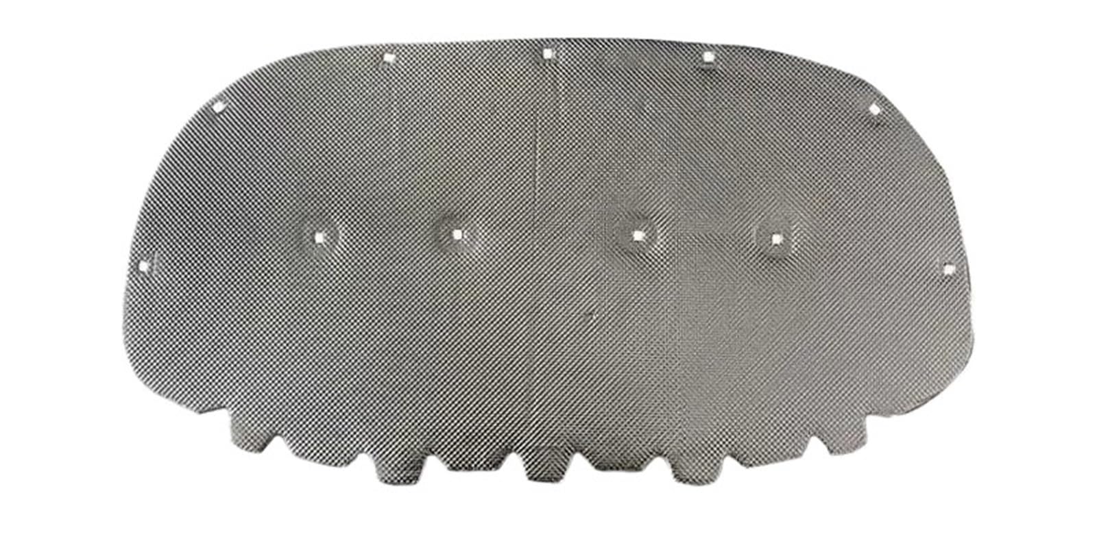 FrontHood Engine Mat Pad Cover for Jetta for VA7 Car Heat Sound Insulation Cotton Front Hood Engine Firewall Mat Pad Cover Noise Deadene(Silver)
