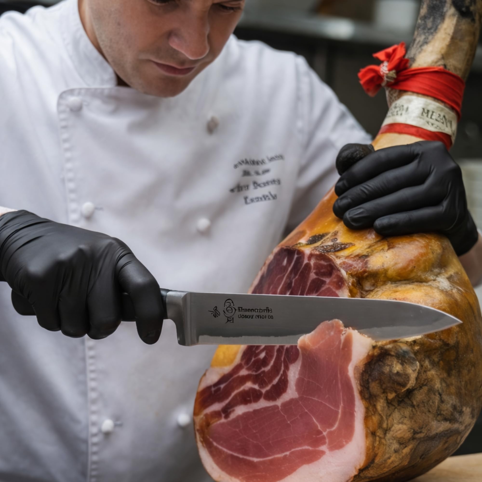 S&S-Medical Guanti in Nitrile Neri Senza Polvere monouso Resistenti Ipoallergenici Senza Lattice Dispositivo Medico | Uso Professionale Alimentare Medic Alimentare Tatuatori Chef | S M L XL (100, L)