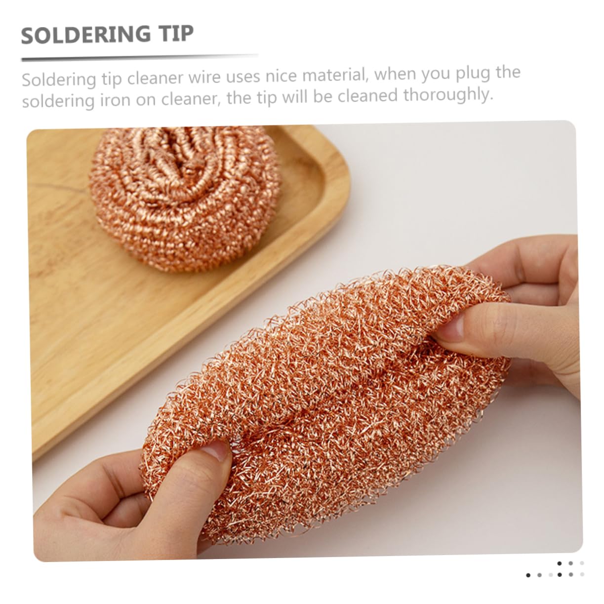 DOITOOL Wire Soldering Tool Cleaning Wire for Soldering Removing Tip Iron Cleaner