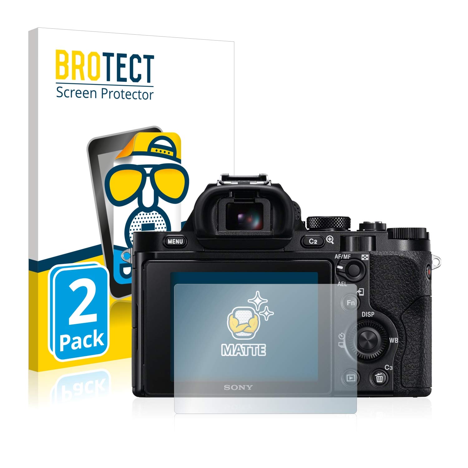 BROTECT Matte Schutzfolie Für Sony Alpha 77V – Entspiegelt, Kratzfest, 2 Stück