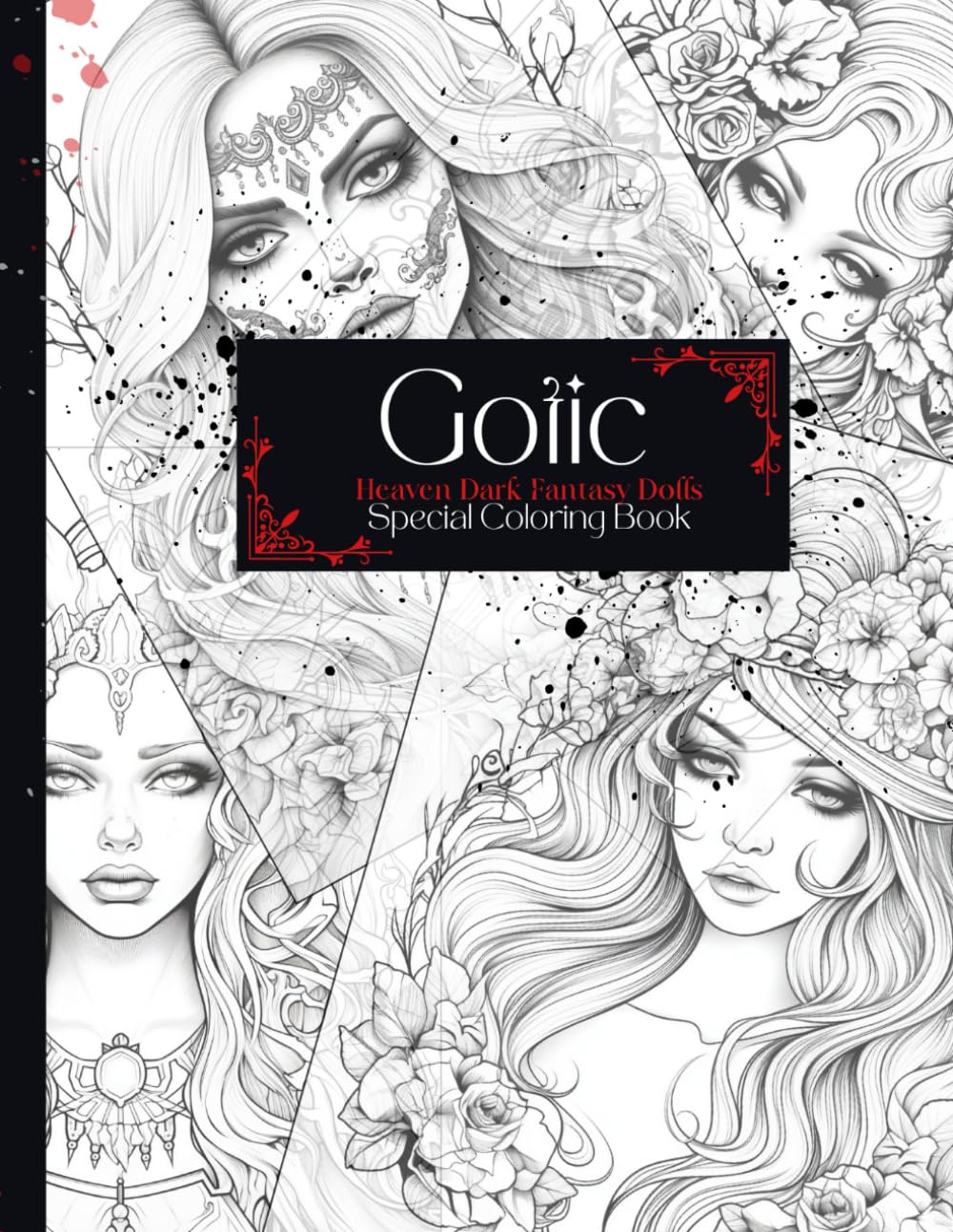 Gotic Heaven Dark Fantasy Dolls Special Coloring Book