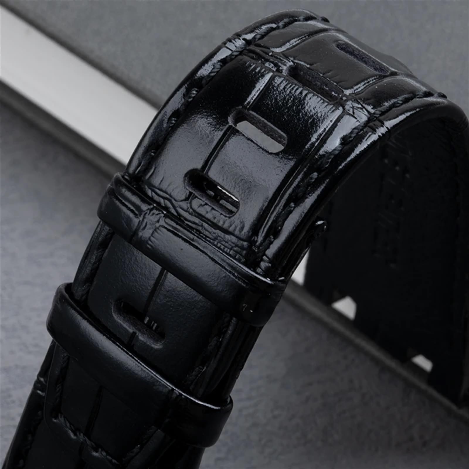 JDIME Correa de cuero importada de 28mm para AP para Audemars Piguet 42mm para Royal Oak Offshore accesorios de correa de reloj hebilla 15710/15703