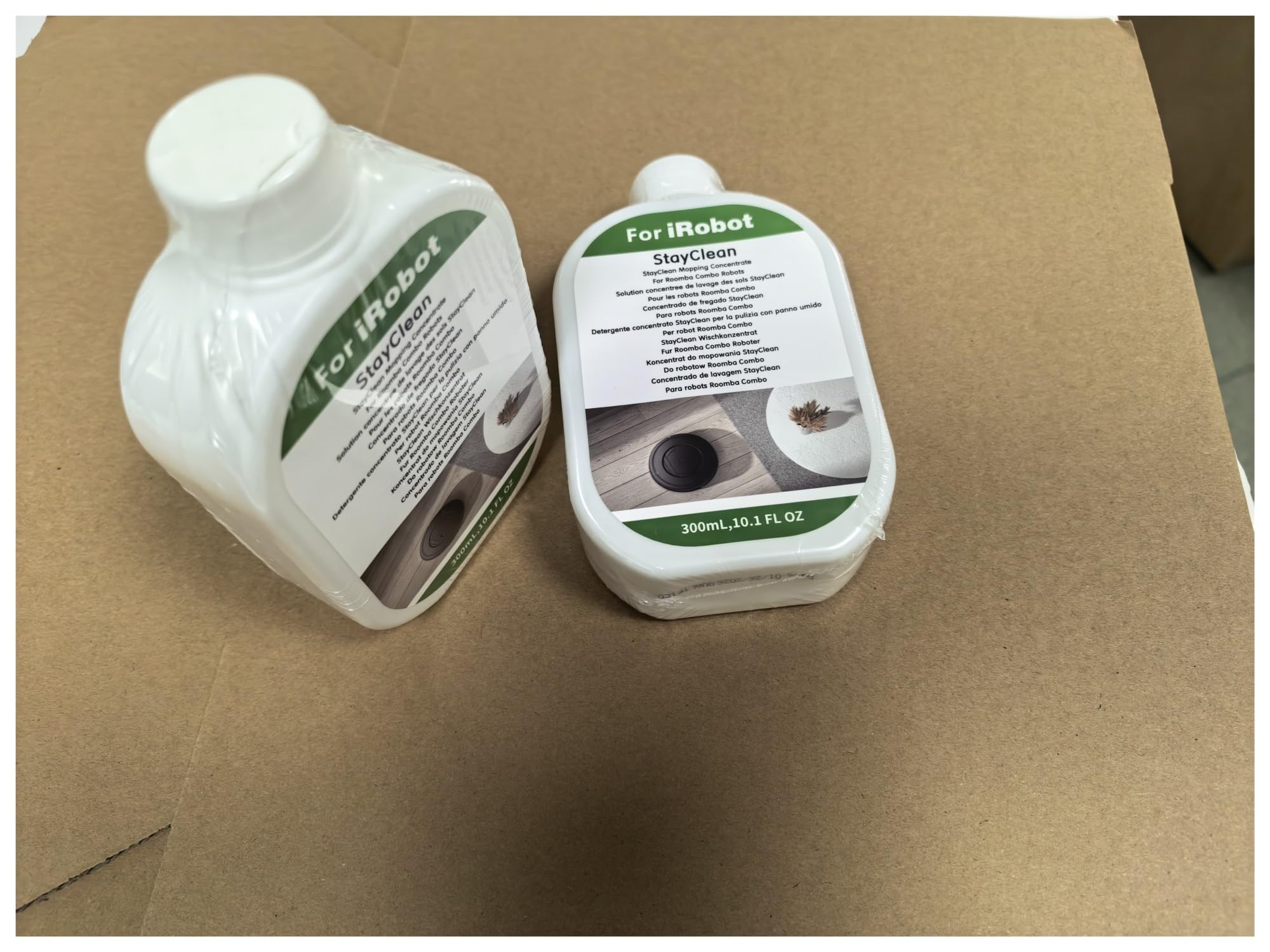 Liquido lavapavimenti multiuso da 300 ml. Compatibile con Roomba S9 Plus (9550) / 861(3pcs)
