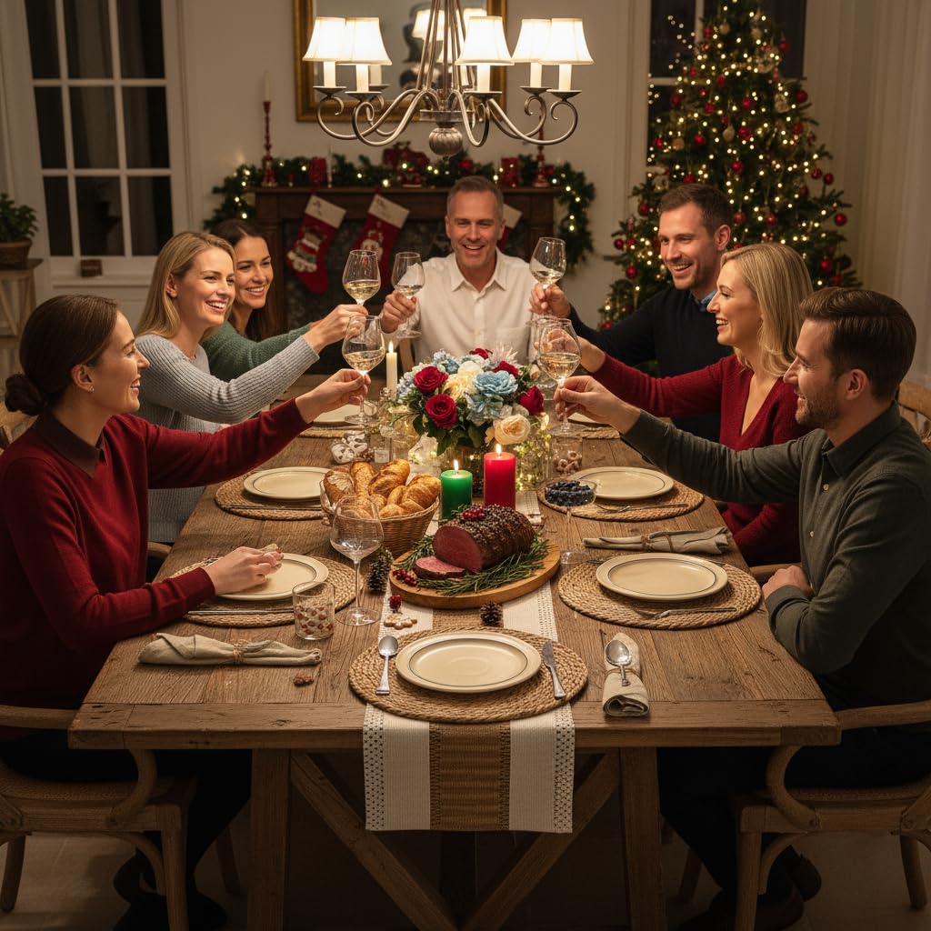 13.5'' Round Woven Placemats Set of 12, Boho Rattan Chargers for Dinner Plates, Rustic Wicker Place Mats, Straw Braided Table Placemats, for Dining Table, Thanksgiving, Fall, Farmhouse, and Christmas