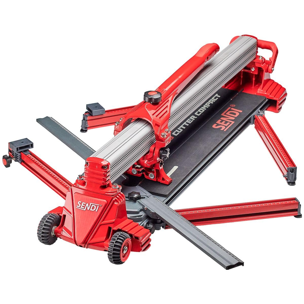 Tagliapiastrelle 12,5 kg - Progettata per tagliare porcellana, ceramica, gres, ecc. - Guida laser e in alluminio, 4 supporti (SENDI PRO CUTTER COMPACT 65cm)