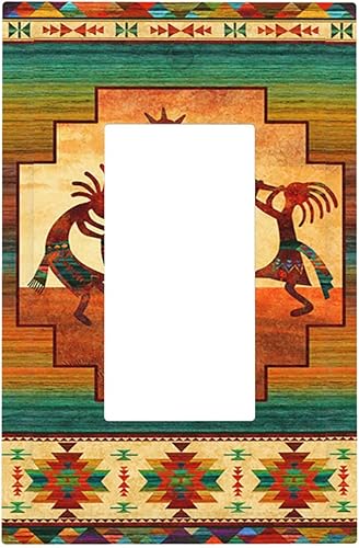 Miniatura 12 de 70s Retro Sun 1 Gang Outlet Covers Dúplex Receptáculo Hippie Hongo Placa de pared Decorativa Boho Sol Sunrise placa frontal Placa de interruptor