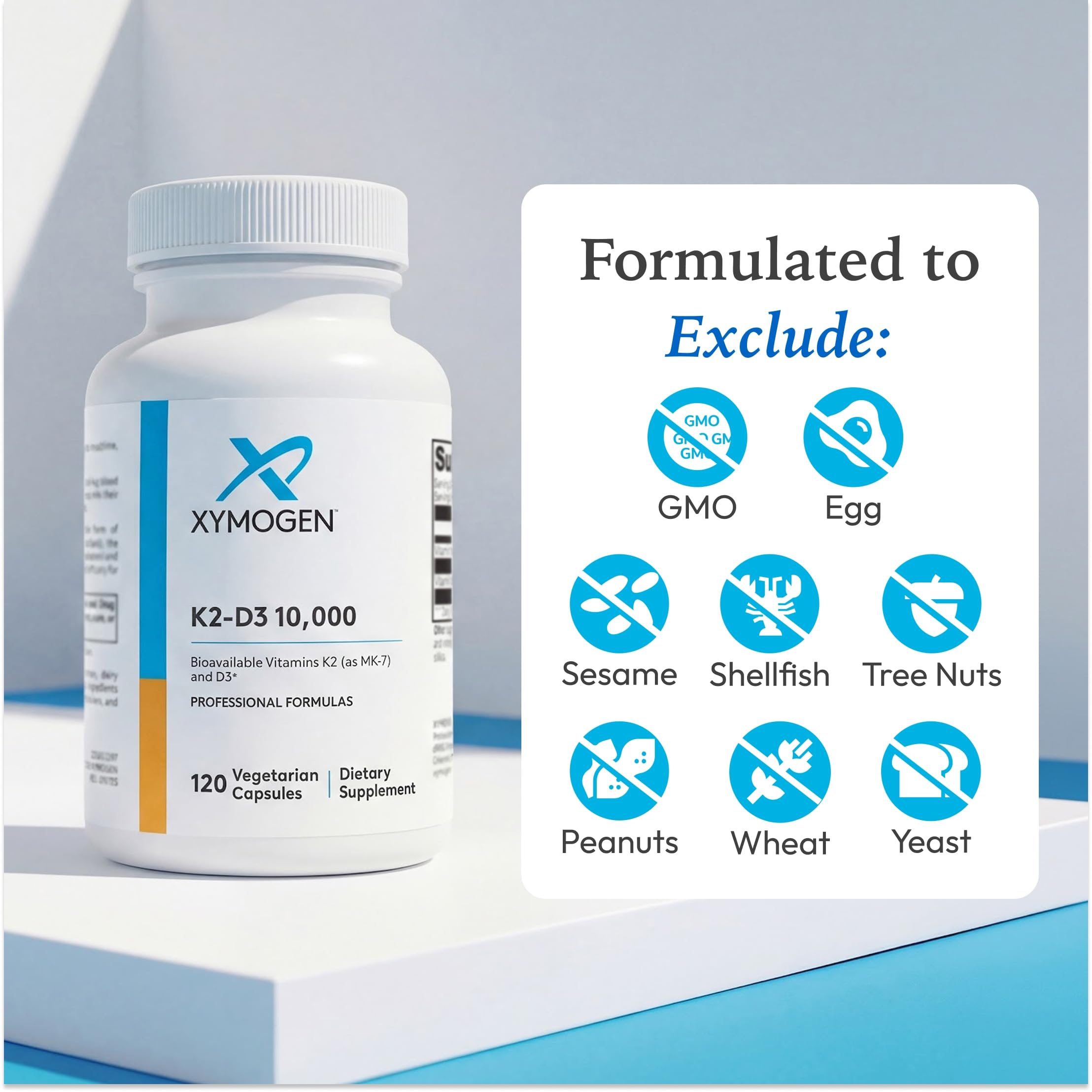 XYMOGEN K2-D3 10000, 120 Capsules — Amazon image 6