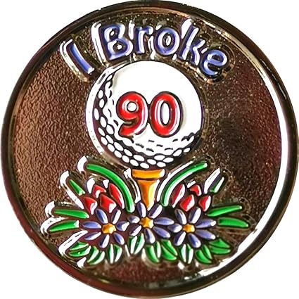 Review I Broke 90 Achievement Golf Ball Marker with Matching Hat Clip Review I Broke 90 Achievement Golf Ball Marker with Matching Hat Clip
